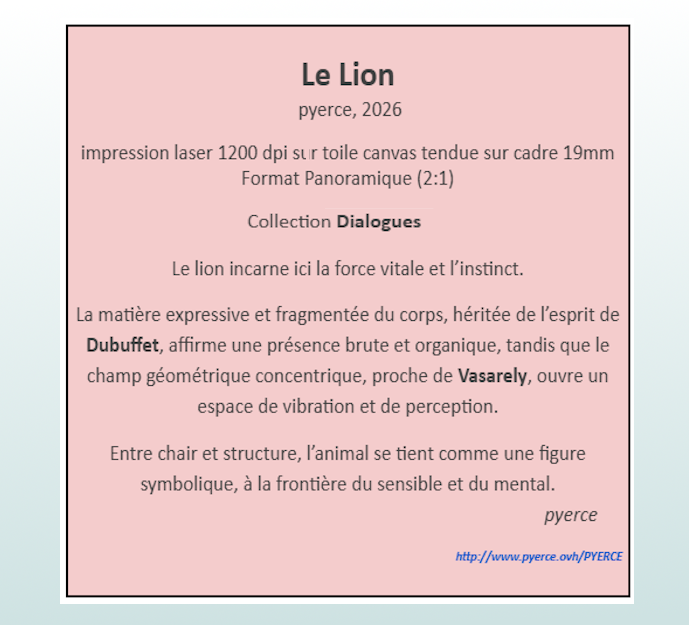 Cartel de Le Lion